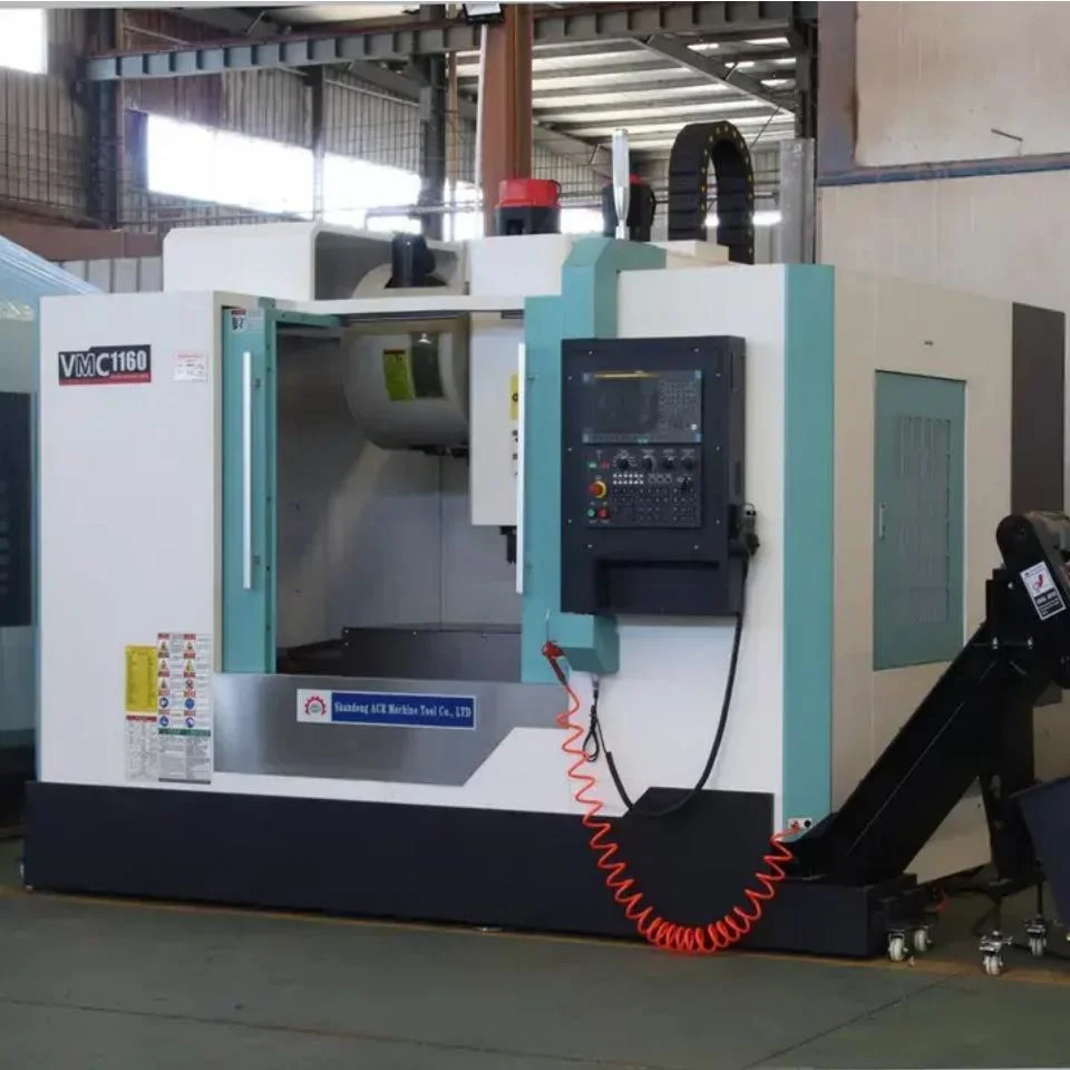 Vertical Vmc1160 CNC Fanuc System Machining Center Processing Price