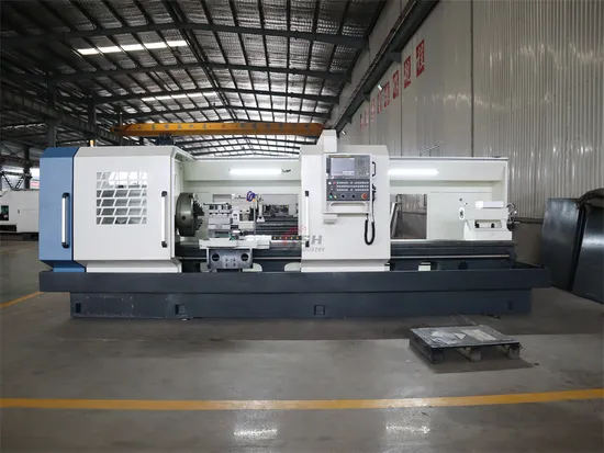 China CNC Big Hole Heavy Duty Pipe Threading Lathe Machine Qk1322 Qk1327 CNC Lathe