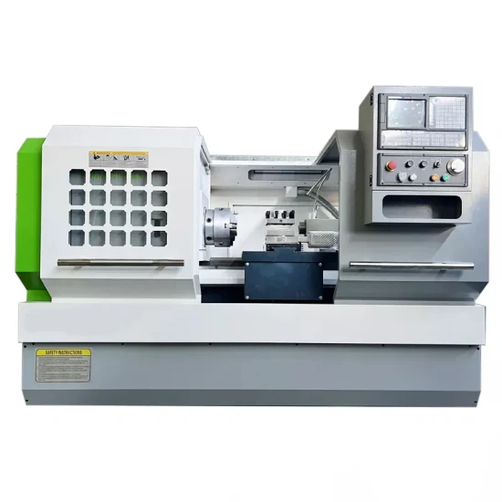 Torno CNC de metal de precisión Máquina Ck6140 Torno de torneado CNC de cama plana horizontal